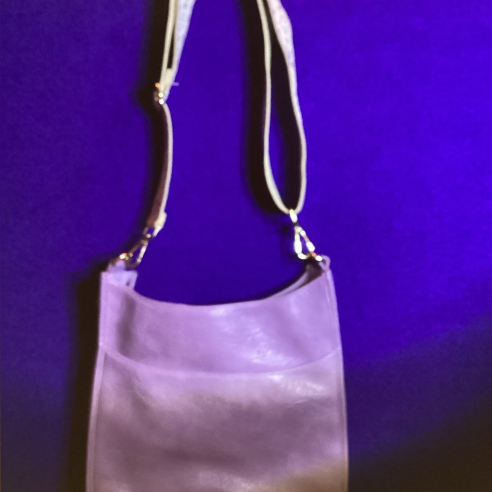 Ahdorned Elegant Purple Shoulder Bag